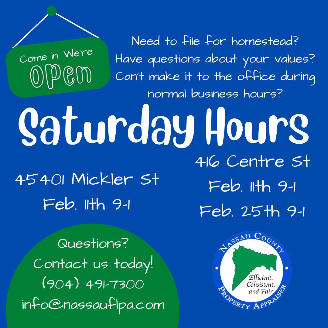 Property Appraiser Offering Saturday Hours This Month The County Insider